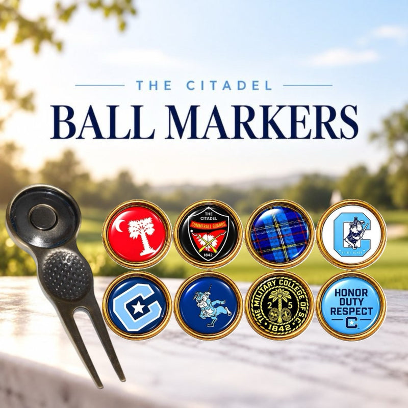 The Citadel Magnetic Golf Ball Marker & Divot Tool