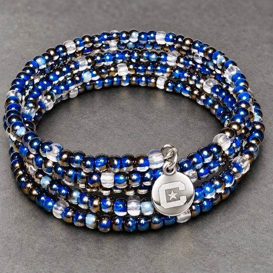 Bulldog Blue Bracelet