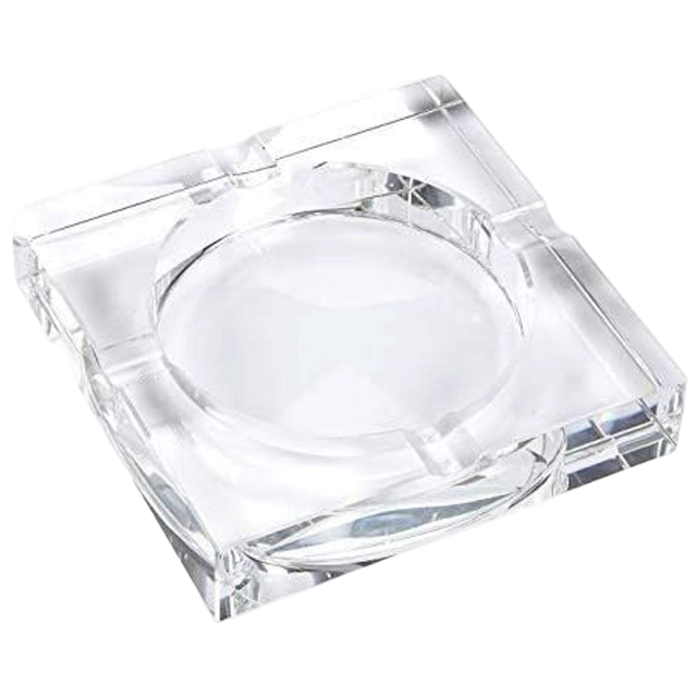 4-Cigar Crystal Ashtray or Display Piece