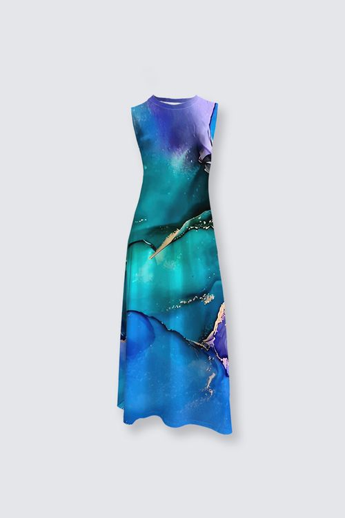 Lena Dress (Sunlit Waters)