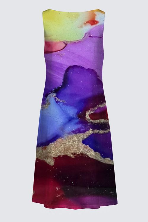 Katia Dress (Meandering Gold)