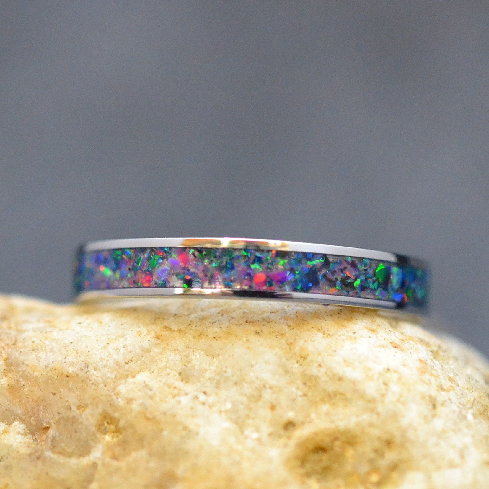 Sidekick - Stackable Opal Ring