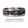 Timekeeper - Watch Gear Tungsten Ring