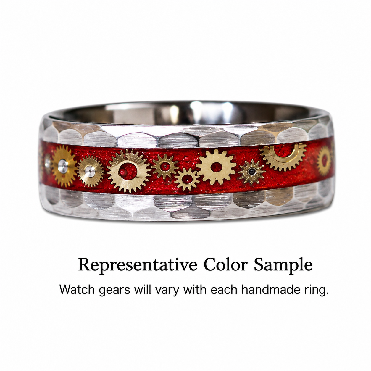 Timekeeper - Watch Gear Tungsten Ring