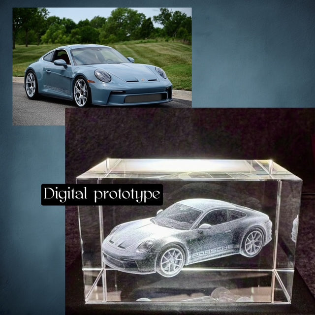 Custom Photo Engraved Crystal