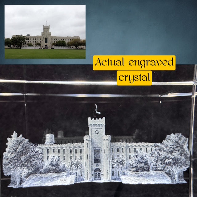 Custom Photo Engraved Crystal