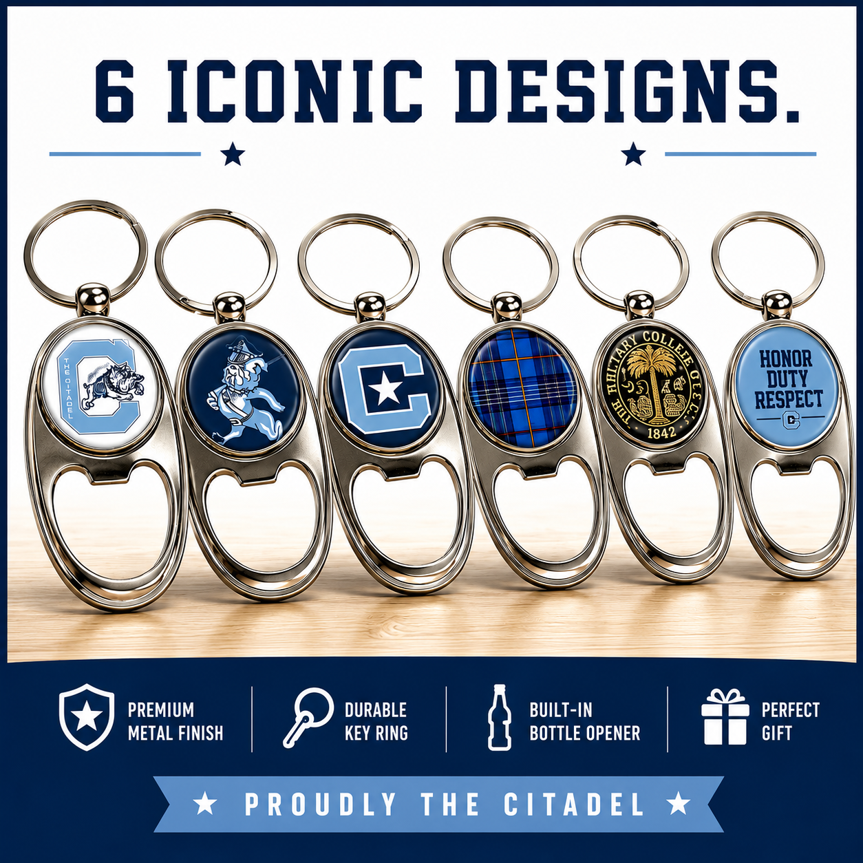 Citadel Bottle Opener Keychain