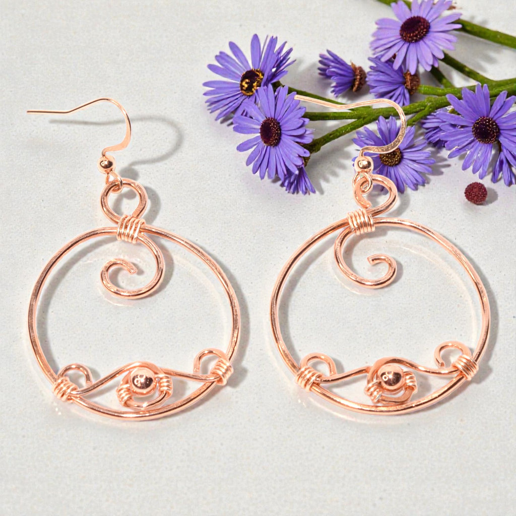 Aurora Scroll Hoops