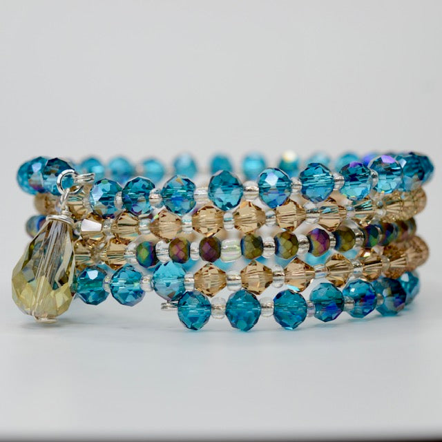 Coastal Champagne Stacked Bracelet