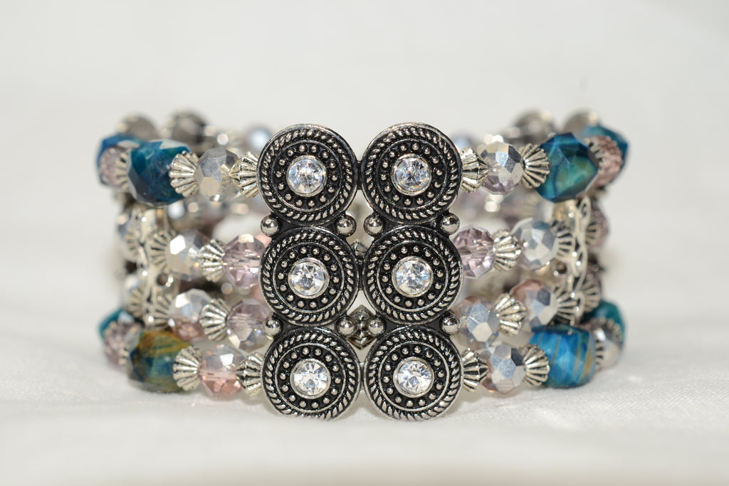 Midnight Medallion Bracelet