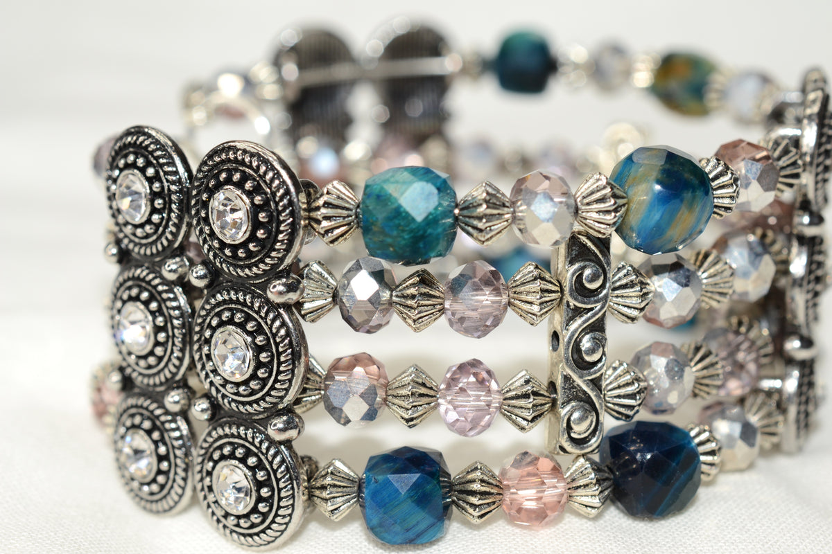 Midnight Medallion Bracelet