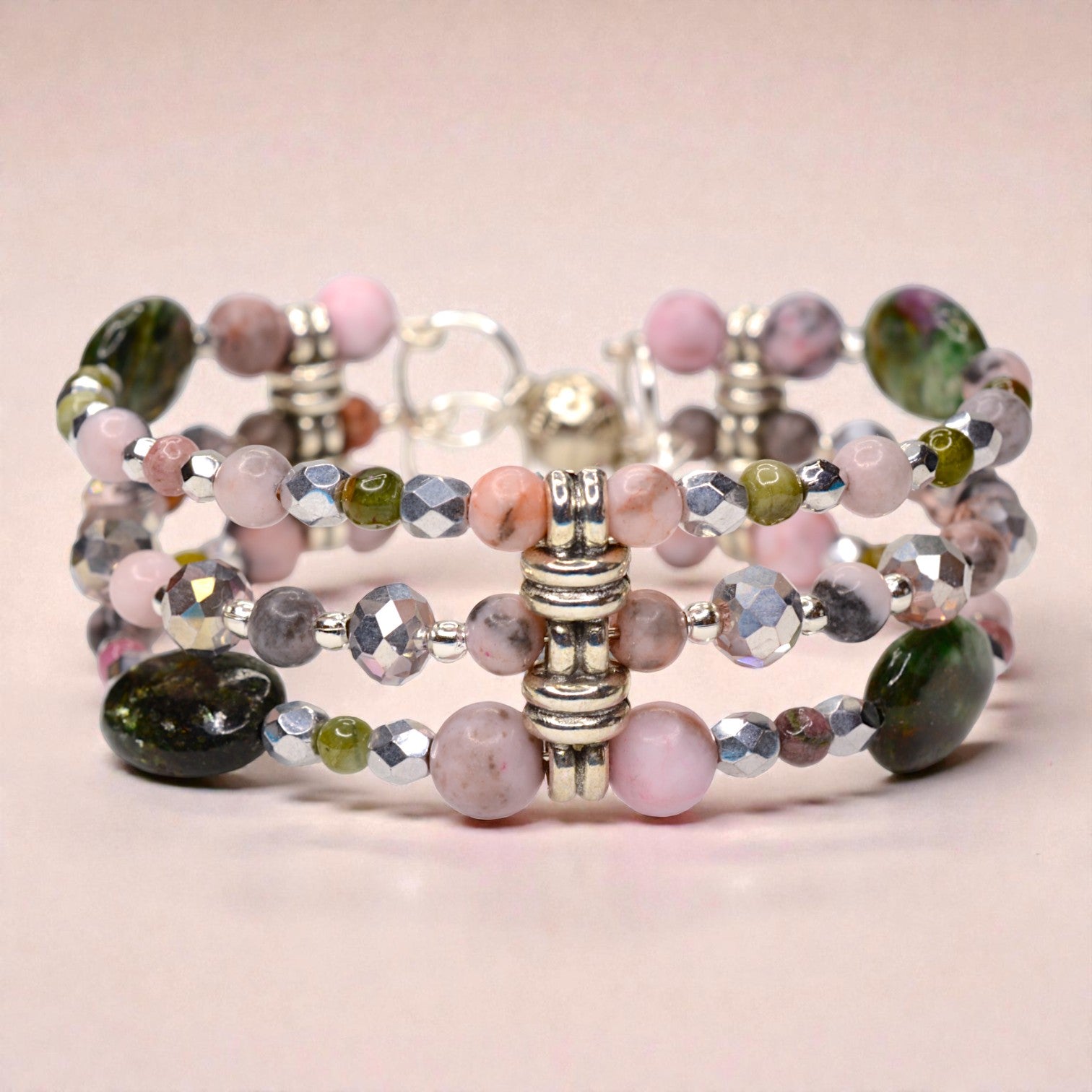 Blush Meadow Gemstone Bracelet