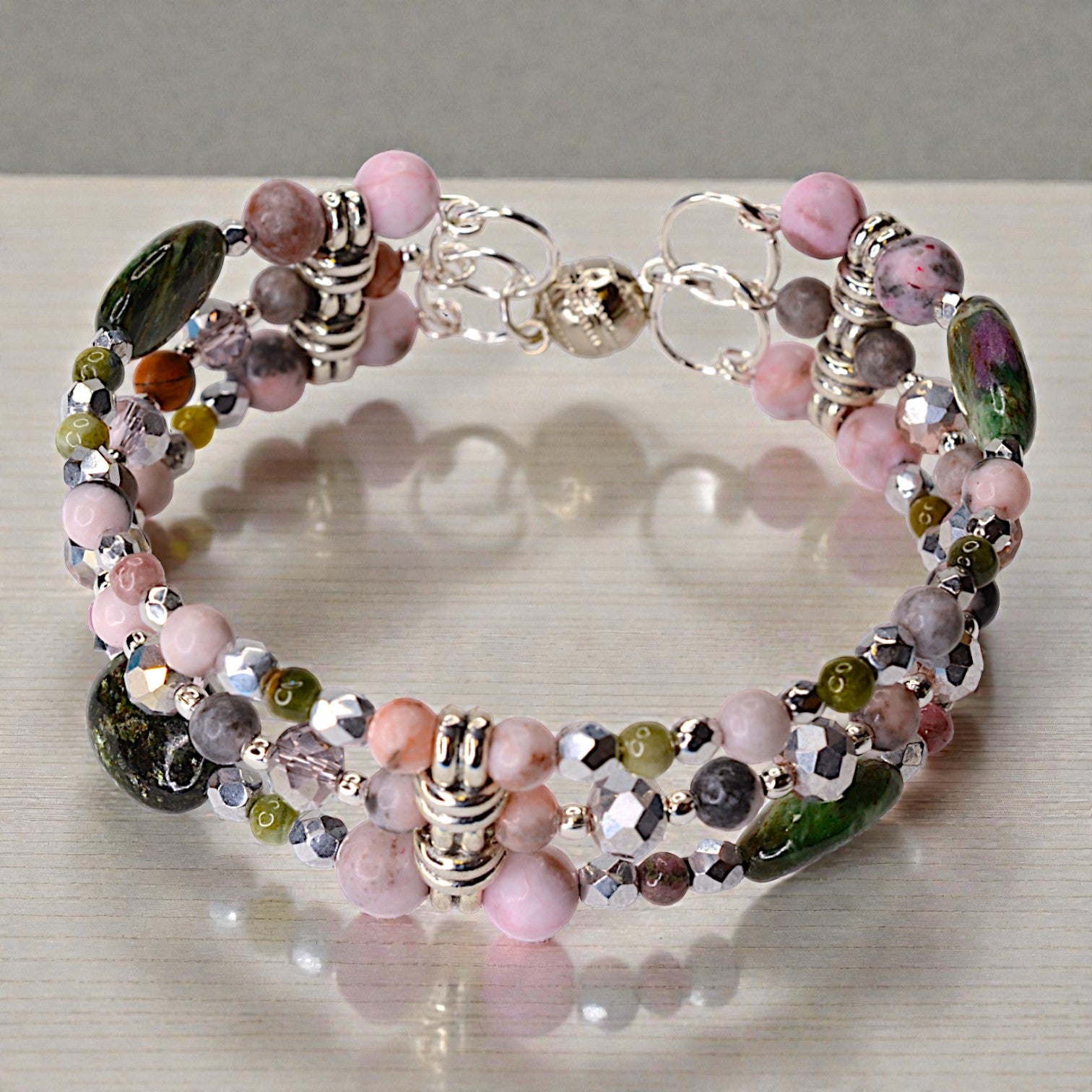 Blush Meadow Gemstone Bracelet