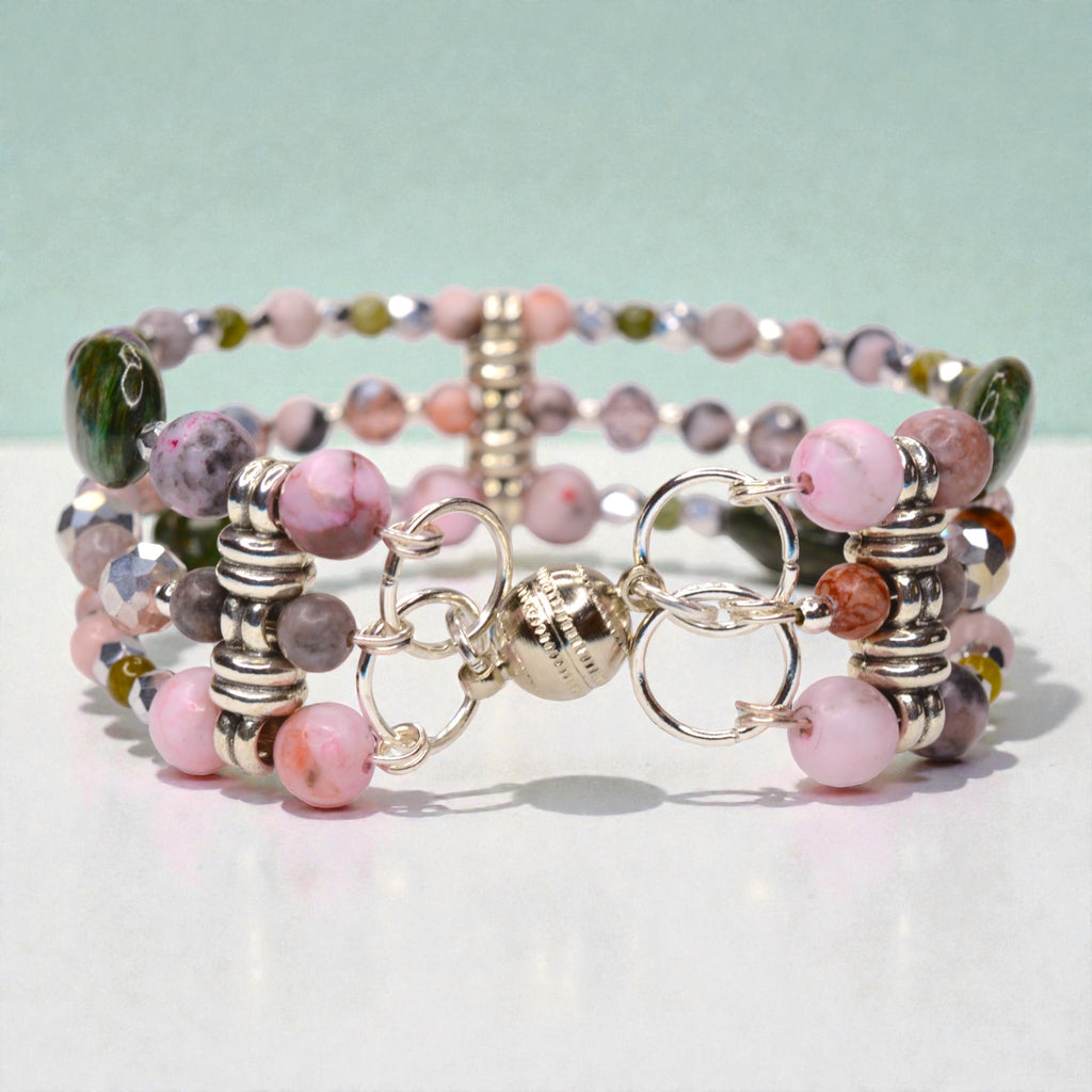 Blush Meadow Gemstone Bracelet
