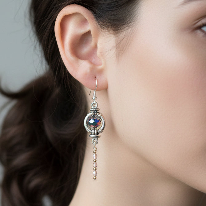 Midnight Pebble Earrings