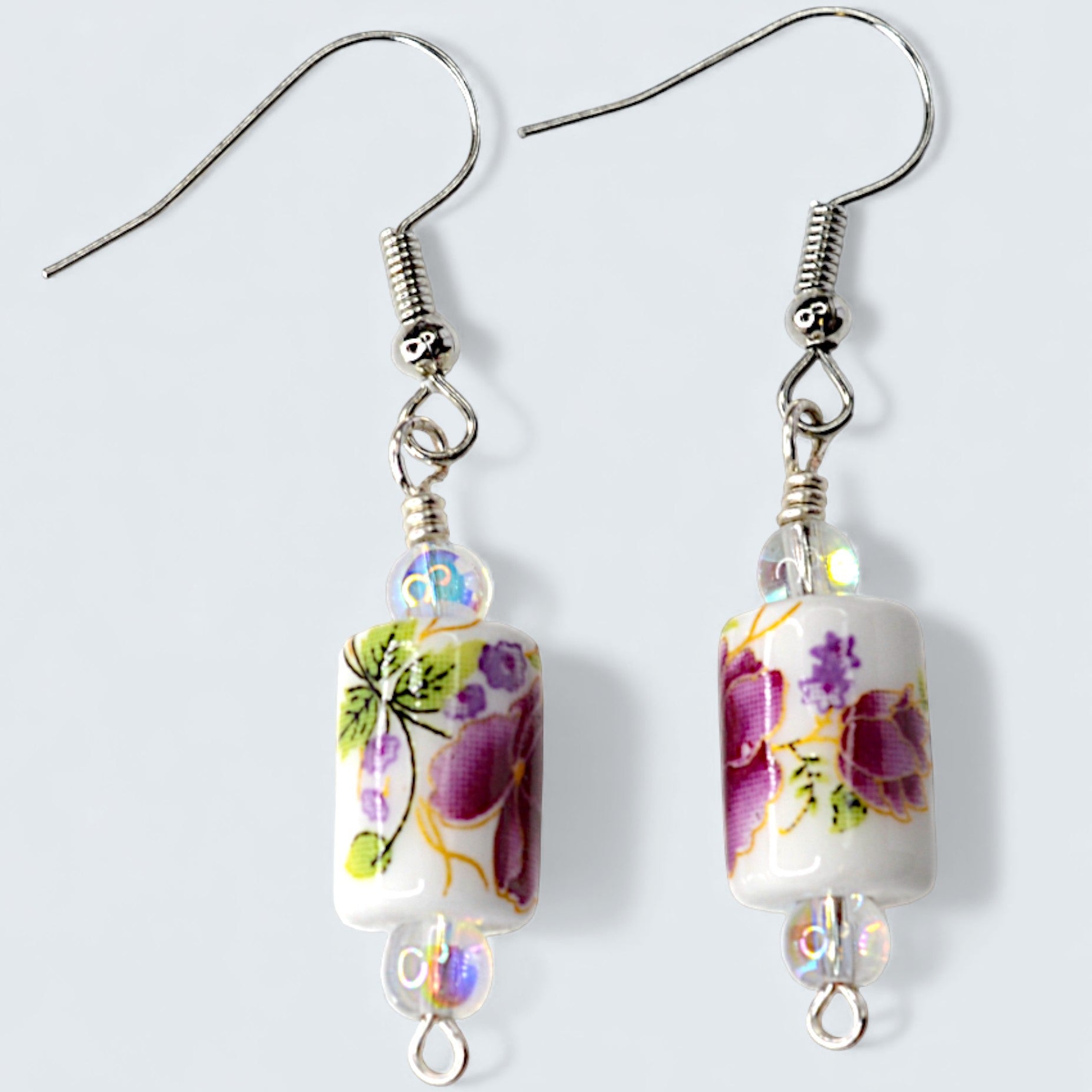Porcelain Petals Earrings