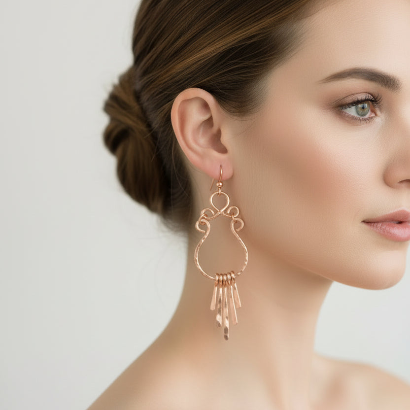 Copper Cadence Earrings