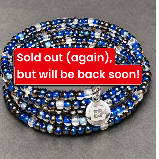 Bulldog Blue Bracelet