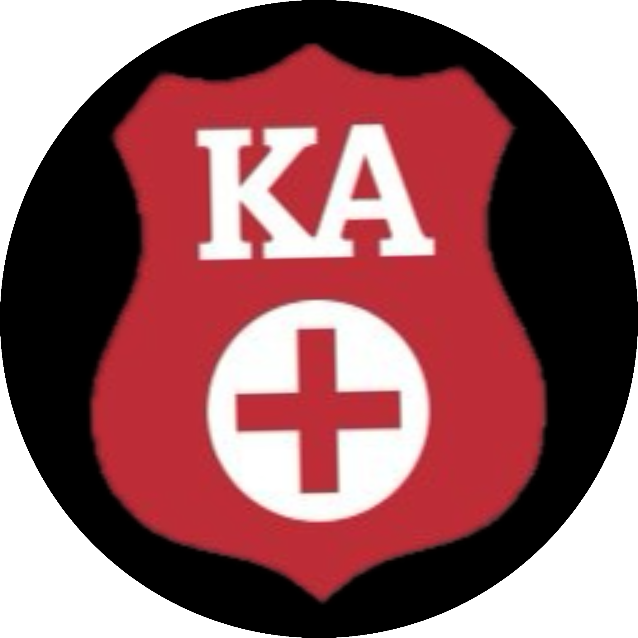 Kappa Alpha 4-Cigar Crystal Ashtray