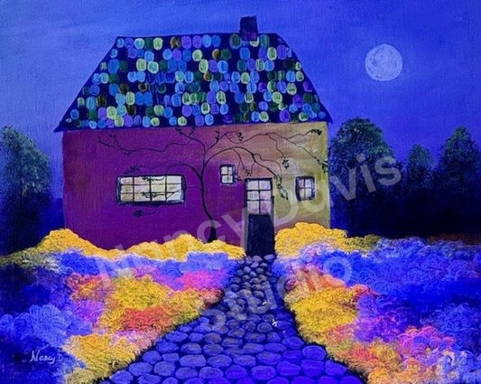 Moonlight Cottage (Fluorescent Light)