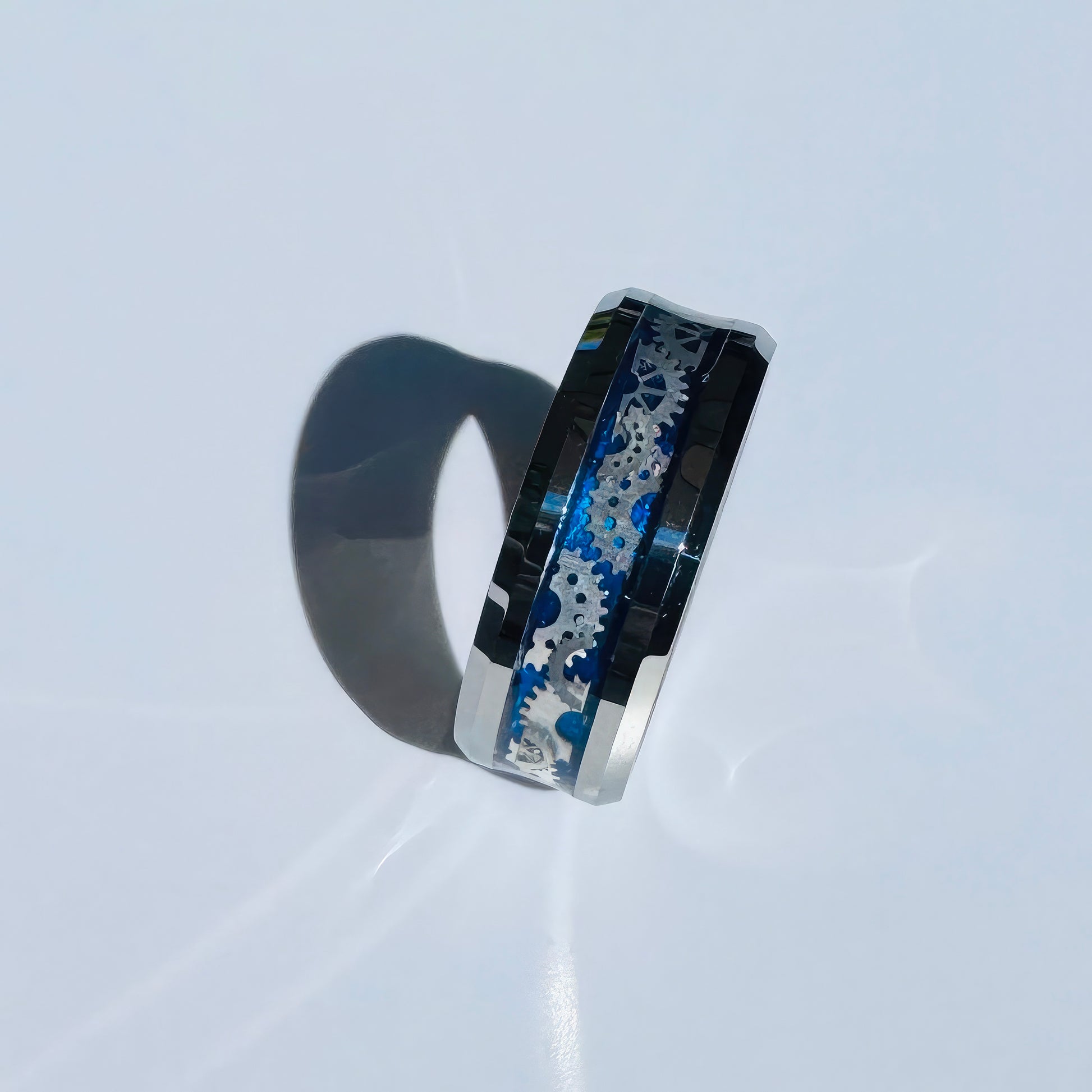 Momentum Gear Inlay Ring
