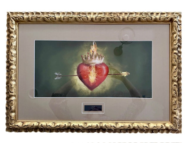 The King Enthroned Framed Print