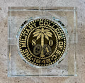 The Citadel 4-Cigar Crystal Ashtray - Ring Bezel Edition