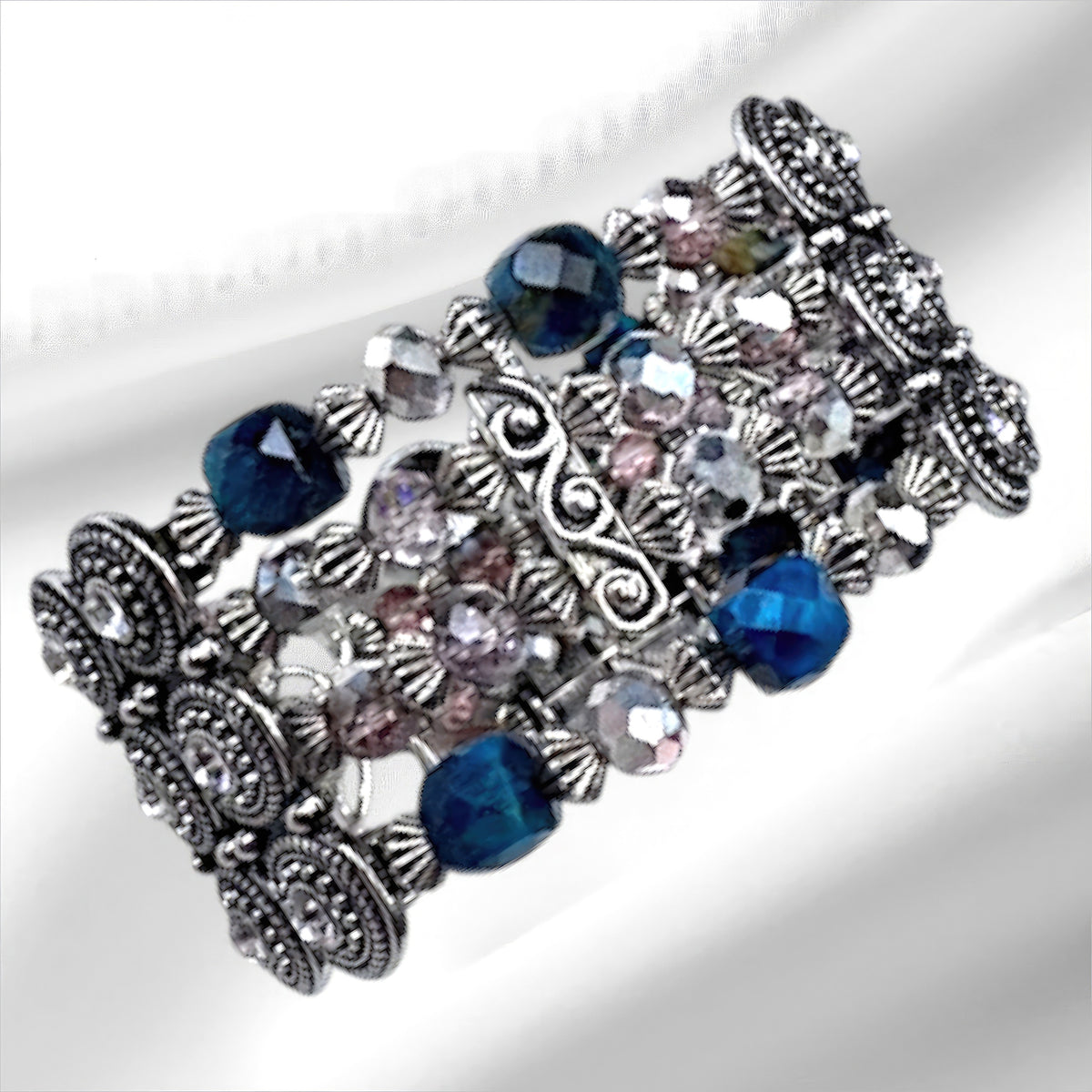 Midnight Medallion Bracelet
