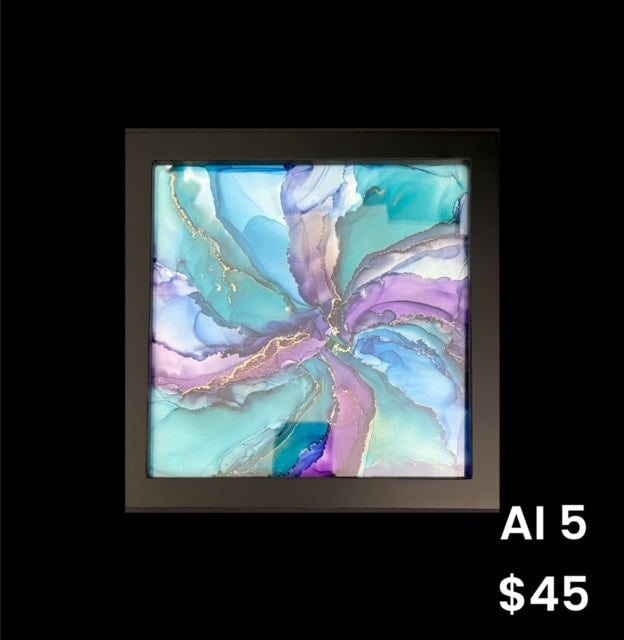 Alcohol ink painting 5