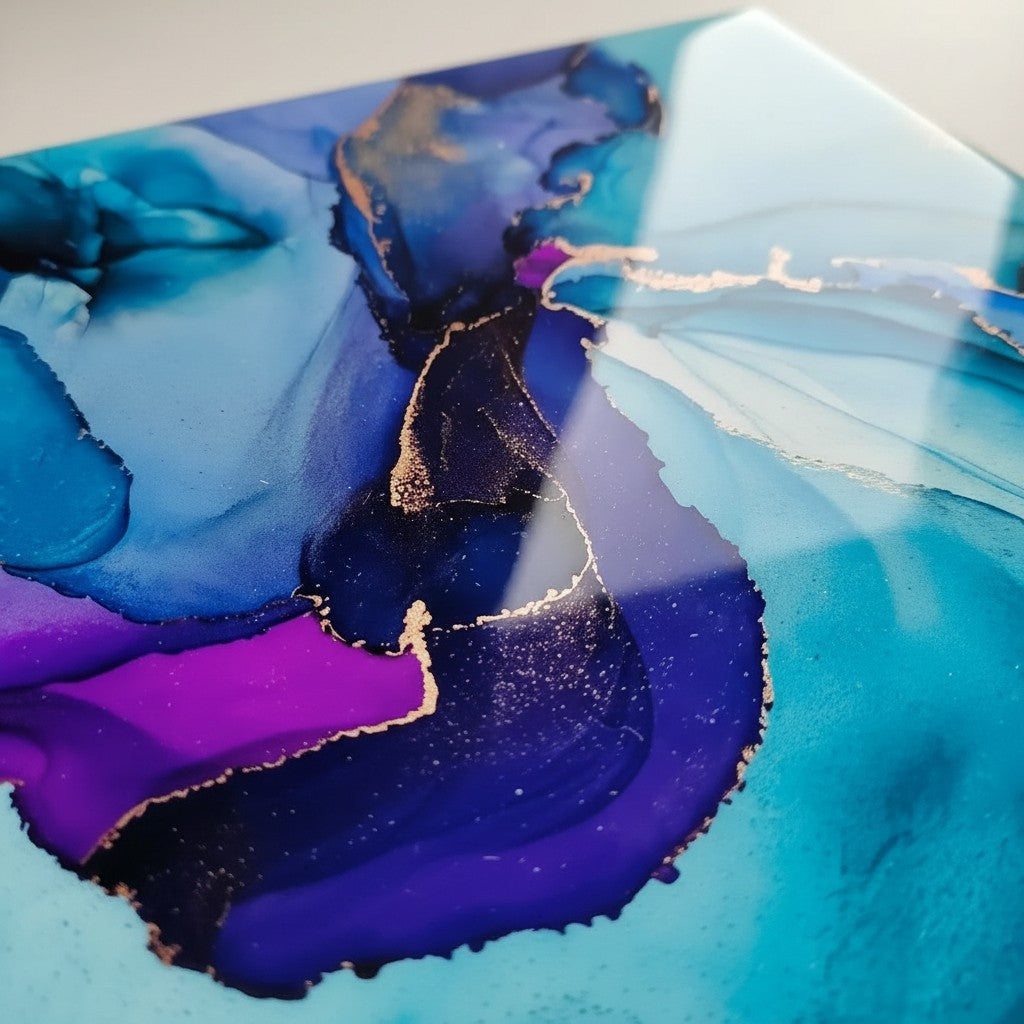 Iris Petals Inlay Ring (Studio in Steel™)