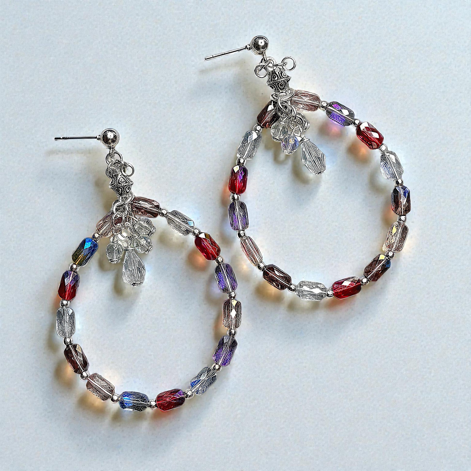 Enchanted Carnival Hoop Earrings