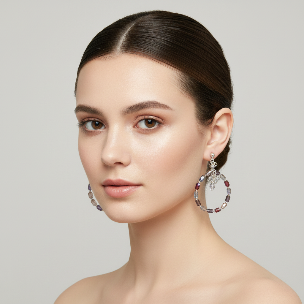 Enchanted Carnival Hoop Earrings