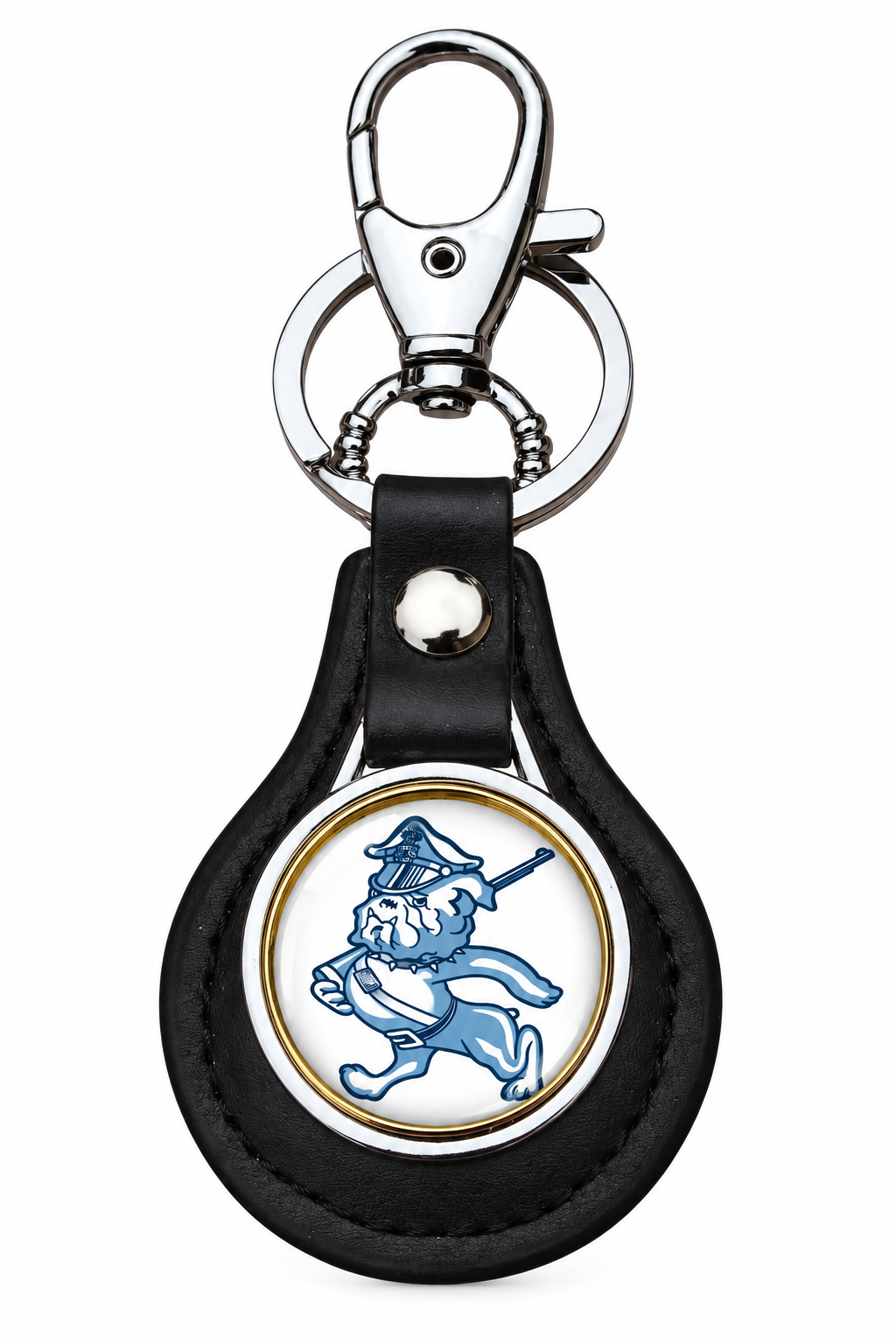 The Citadel Manmade Leather Key Ring