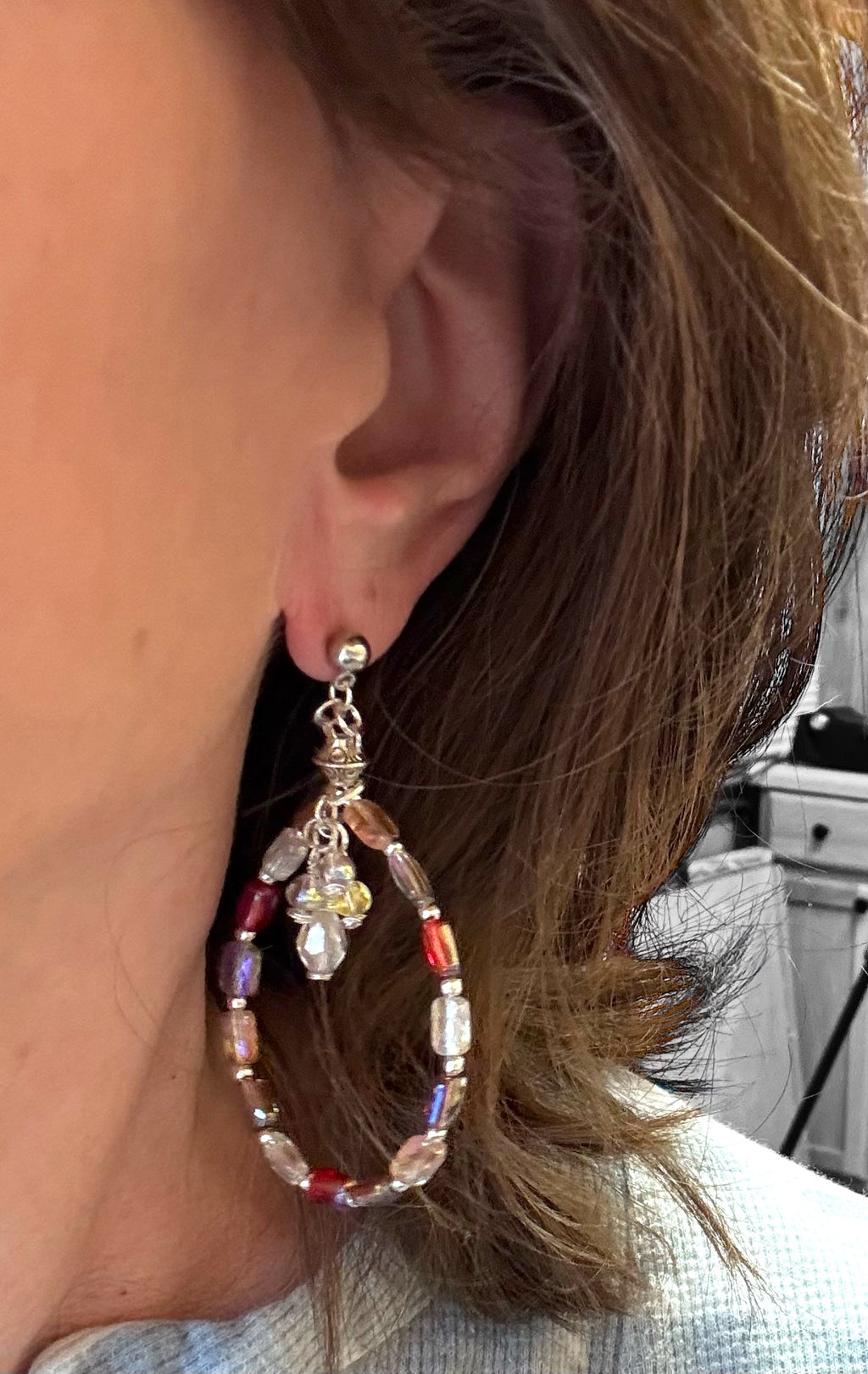 Enchanted Carnival Hoop Earrings