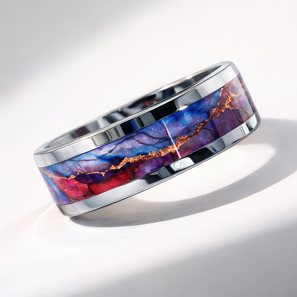 Passion Inlay Ring (Studio in Steel™)