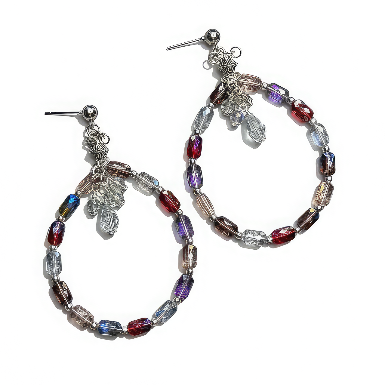 Enchanted Carnival Hoop Earrings