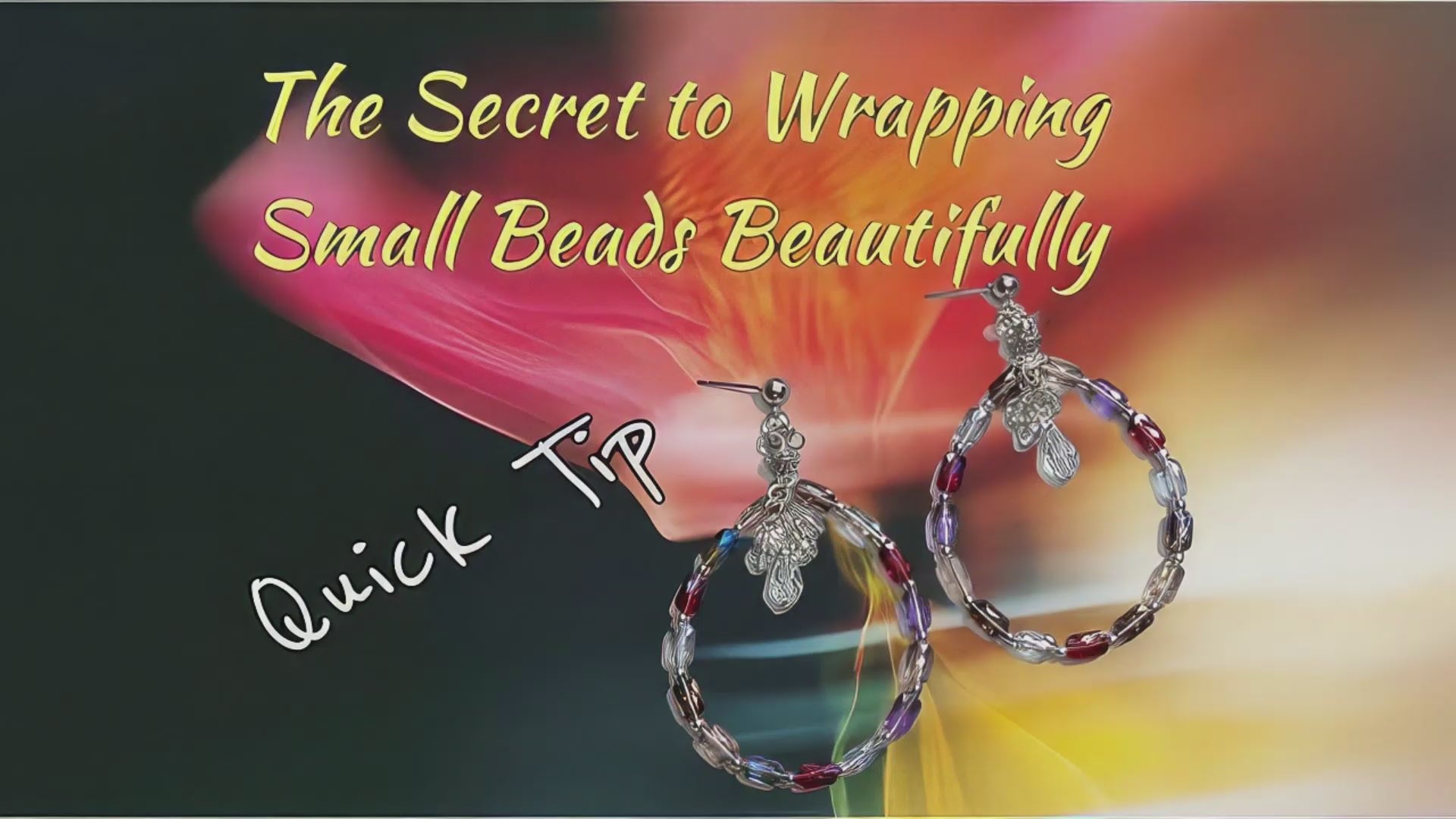 Enchanted Carnival Hoop Earrings